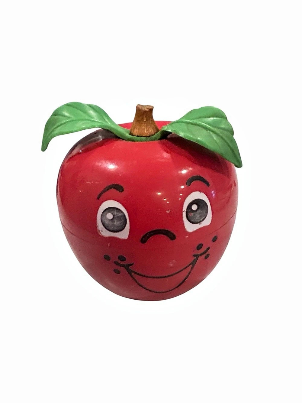 Fisher-Price Happy Apple Roly Poly Chime Toy Red & Green Decor